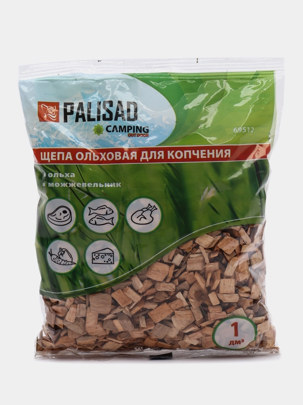 Пряная щепа для копчения ольха, с можжевельником, 200 г