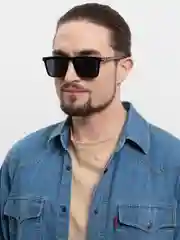 Черный солнцезащитные мужские очки