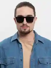 Черный солнцезащитные мужские очки