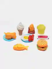 Игрушки "Фрукты и овощи" на липучках/Набор продуктов/Овощи/Фрукты/ПиццаПосуда/Корзина/Торт