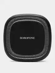 Черный магнитный держатель для телефона в машину Borofone в решетку, пластина магнитная