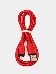 Красный кабель для iphone Lightning - USB для быстрой зарядки hoco X59
