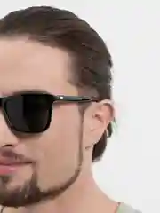 Зеленый стильные, квадратные, солнцезащитные очки для мужчин