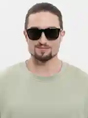 Зеленый стильные, квадратные, солнцезащитные очки для мужчин