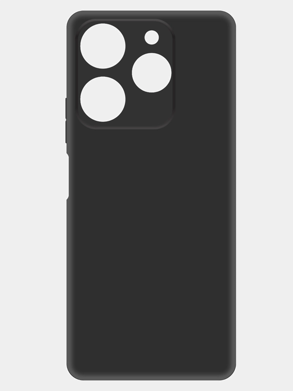 Чехол-накладка Krutoff Silicone Case для TECNO Spark 10 Pro черный