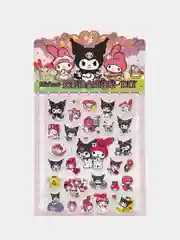 Бронзовый стикерпак, стикеры Hello Kitty, наклейки Куроми, декоративный скотч по аниме Куроми