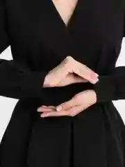 Черный платье женское летнее легкое