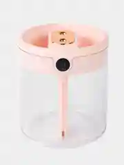 Розовый увлажнитель воздуха, с подсветкой, 2 литра