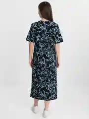 Ледяной платье-футболка Oversize с принтом, длинное
