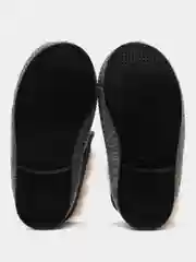 Серый чуни-тапочки для мальчиков утепленные, вязаные, Soft Slippers