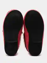 Коралловый чуни-тапочки для девочек вязаные Soft Slippers, утепленные экомехом