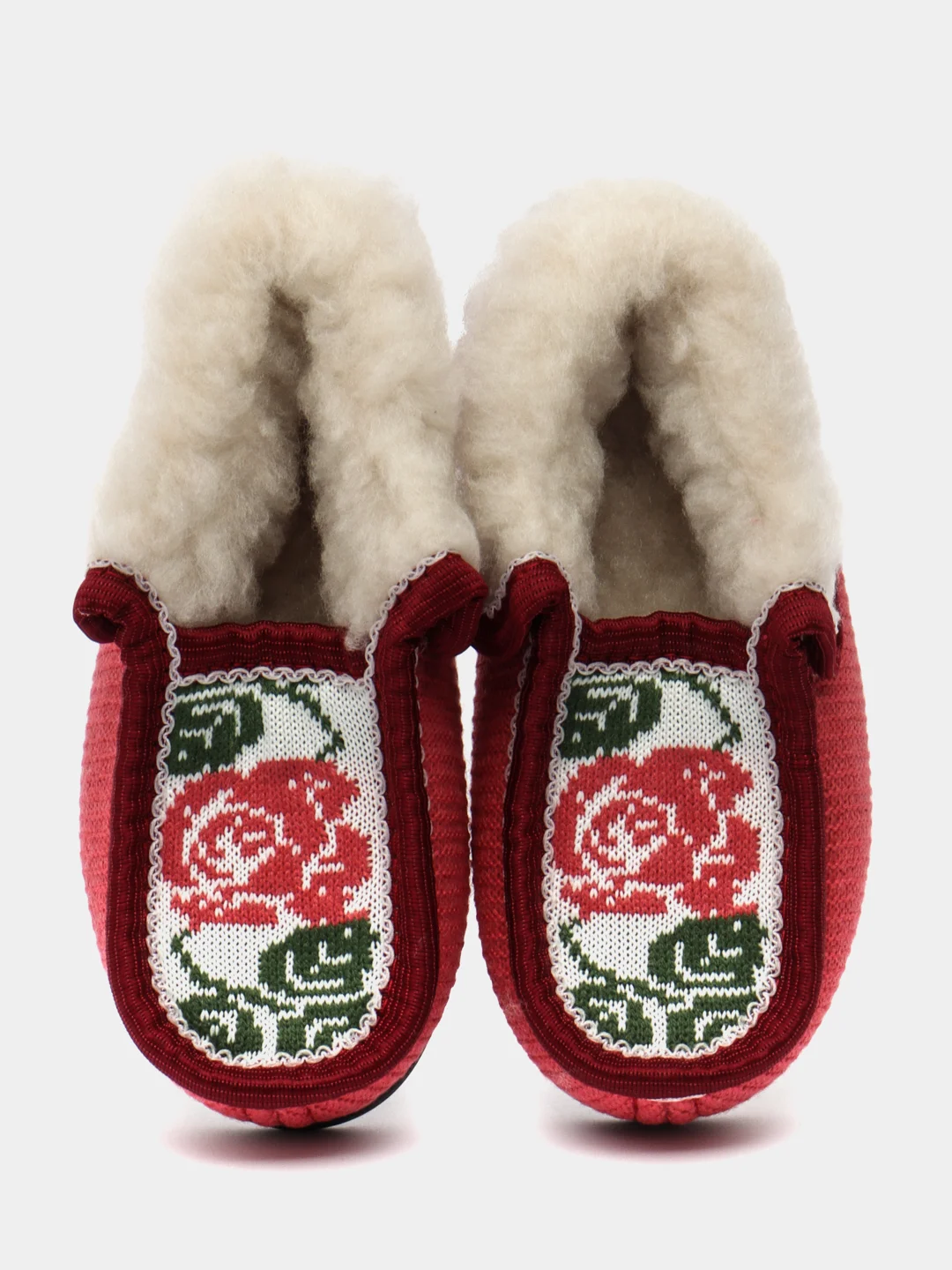 Коралловый чуни-тапочки для девочек вязаные Soft Slippers, утепленные экомехом