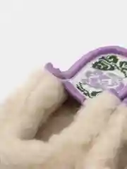 Лавандовый чуни-тапочки для девочек вязаные Soft Slippers, утепленные экомехом