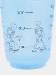 Белый мерный стакан 0,5 л, 1 л