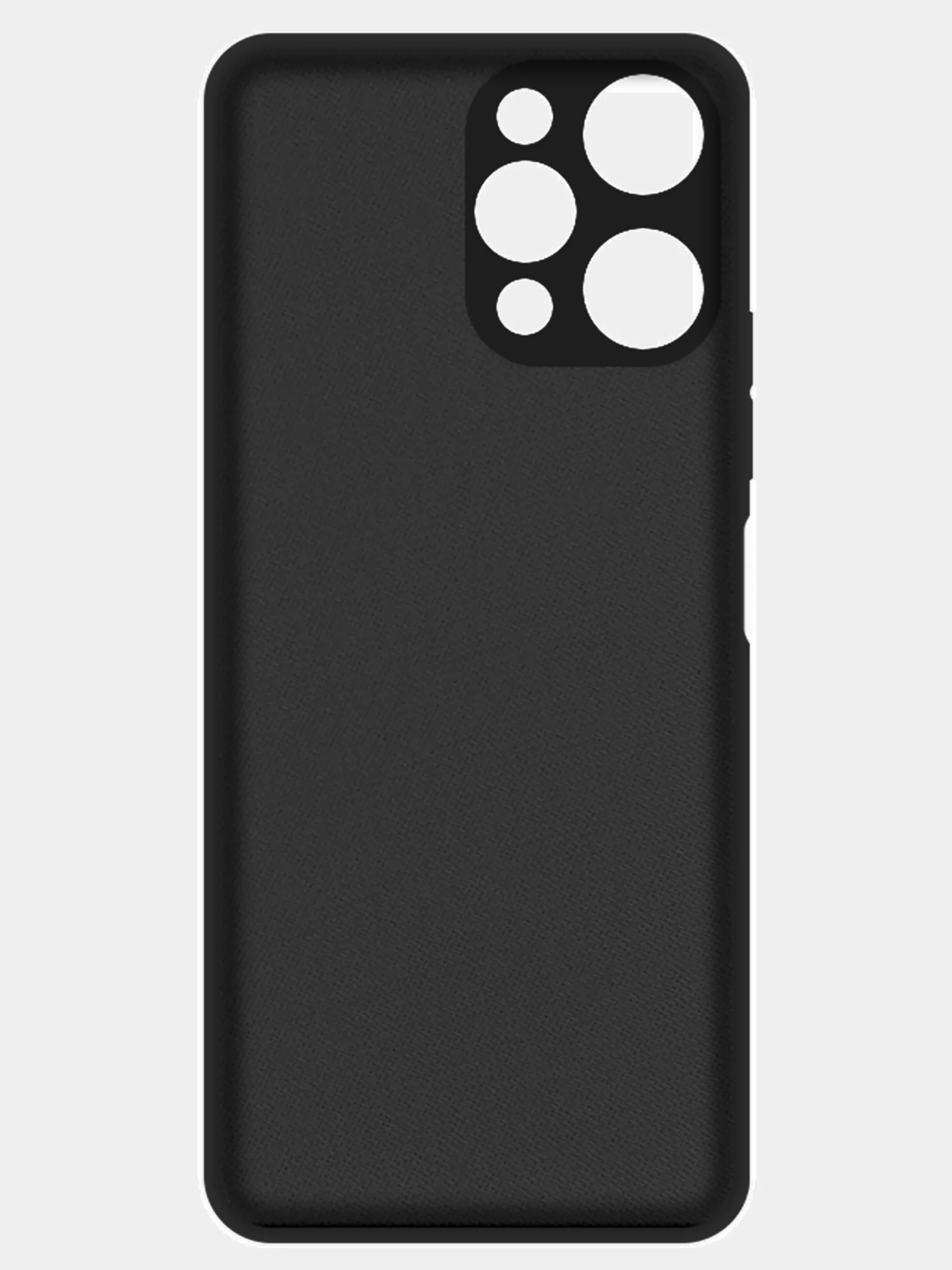 Чехол-накладка Krutoff Silicone Case для Xiaomi Redmi 12 черный