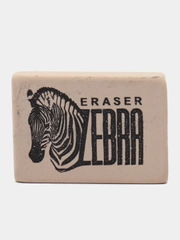 Ластик Hatber "Zebra" 26*18*8 белый