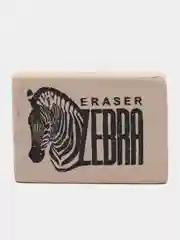 Ластик Hatber "Zebra" 26*18*8 белый