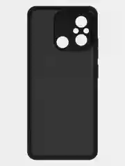 Чехол-накладка Krutoff Silicone Case для Xiaomi Redmi 12C черный