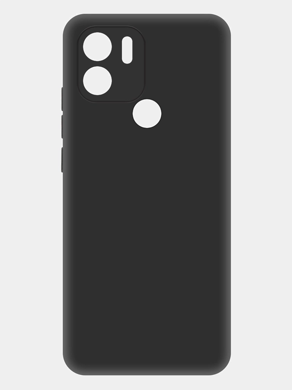Чехол-накладка Krutoff Silicone Case для Xiaomi Redmi A1+/A2+/Poco C51 черный