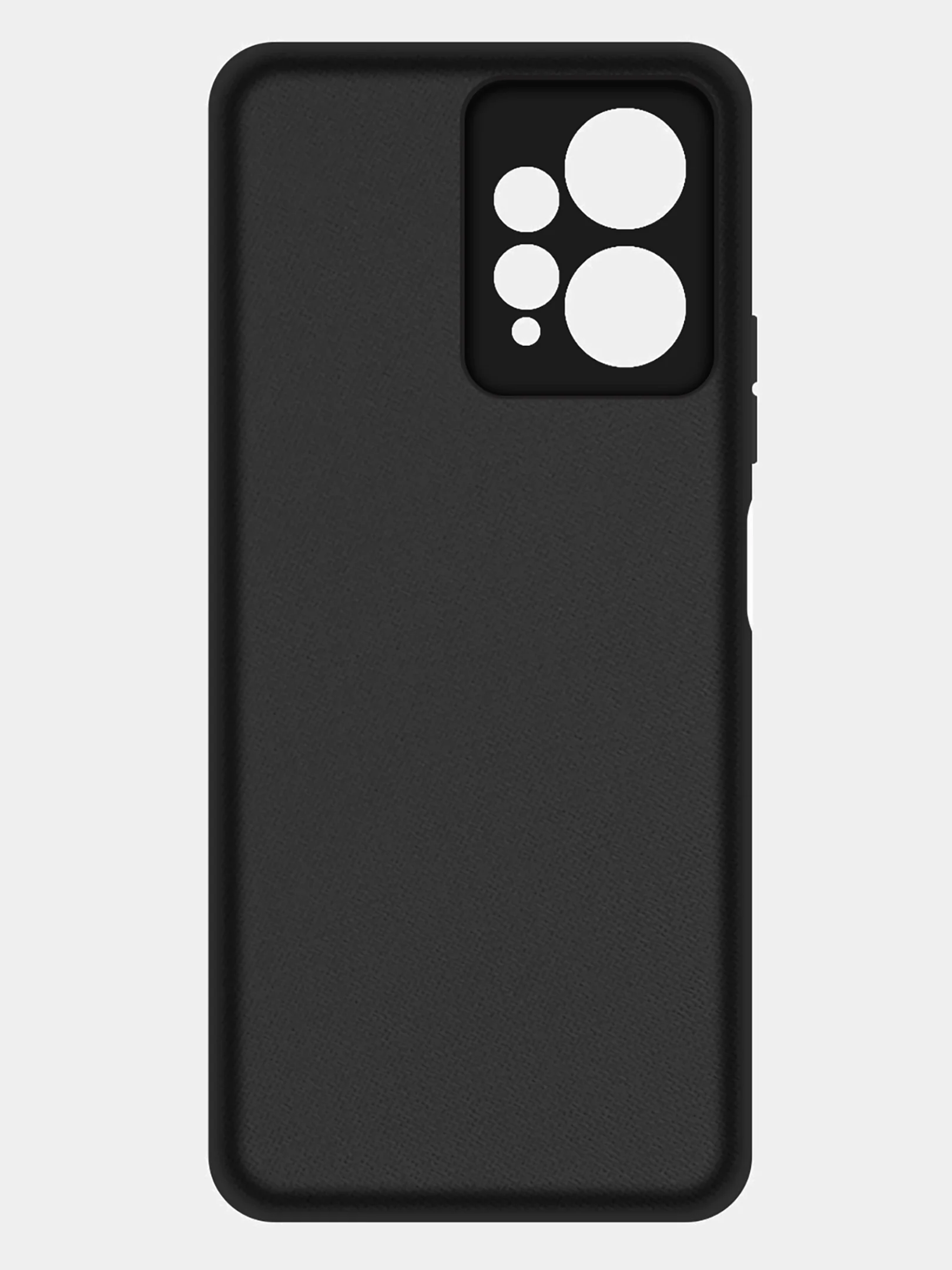 Чехол-накладка Krutoff Silicone Case для Xiaomi Redmi Note 12 4G черный