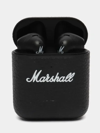 Белый беспроводные внутриканальные наушники Marshall minor III с кейсом, Маршал 3