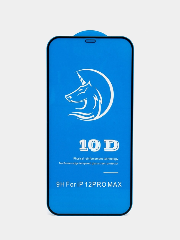 Защитное стекло Tempered Glass Platinum Curved 10D 9H для iPhone 12Pro Max (Black)