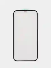 Защитное стекло 5D Nano Glass для iPhone 12 pro, черный, на весь экран