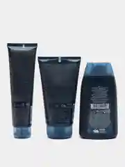 Зеленый avon CARE MEN шампунь, гель для бритья, бальзам после бритья/ Набор "Мягкий уход" для него