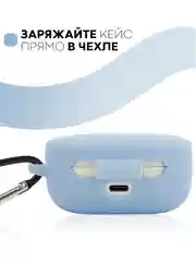 Красный чехол для наушников Xiaomi Redmi AirDots 3, 2S, Мi True Wireless Earbuds Basic 2S КАРТОФАН