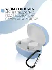 Красный чехол для наушников Xiaomi Redmi AirDots 3, 2S, Мi True Wireless Earbuds Basic 2S КАРТОФАН