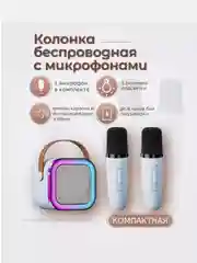 Портативная караоке-колонка с беспроводным микрофоном