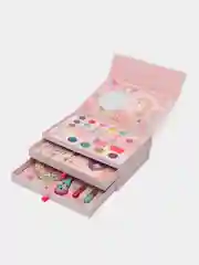 Розовый детская косметика, косметика для девочек декоративная, набор для создания украшений