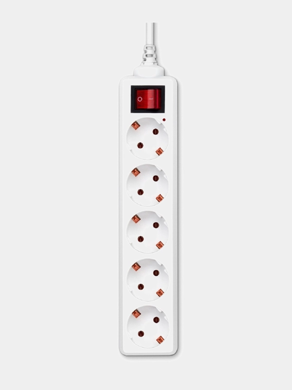 Сетевой удлинитель Buro BU-PS5.5/W, 5м, белый