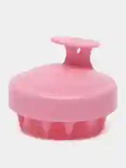 Розовый щетка массажная для мытья волос и кожи головы