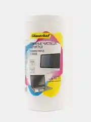 Влажные салфетки Silwerhof Ultimate, 100 шт, туба, для экранов мониторов