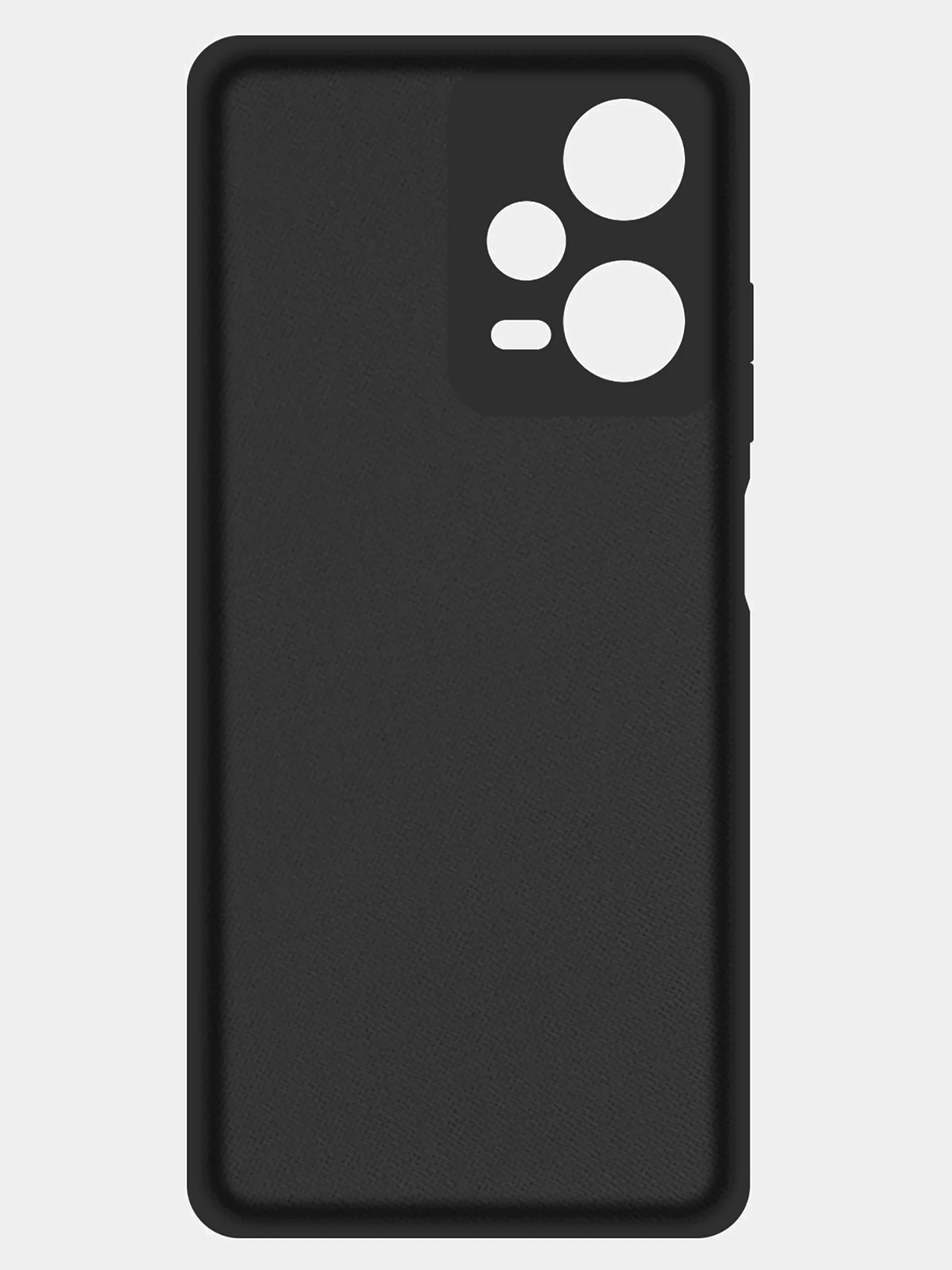 Чехол-накладка Krutoff Silicone Case для Xiaomi Redmi Note 12 Pro+ 5G черный