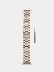 Бежевый стальной ремешок для смарт-часов Apple Watch, 38-41 мм, 42-49 мм