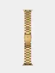 Золотой стальной ремешок для смарт-часов Apple Watch, 38-41 мм, 42-49 мм