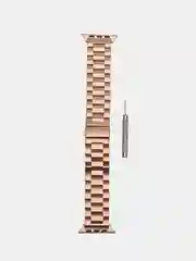 Розовый стальной ремешок для смарт-часов Apple Watch, 38-41 мм, 42-49 мм
