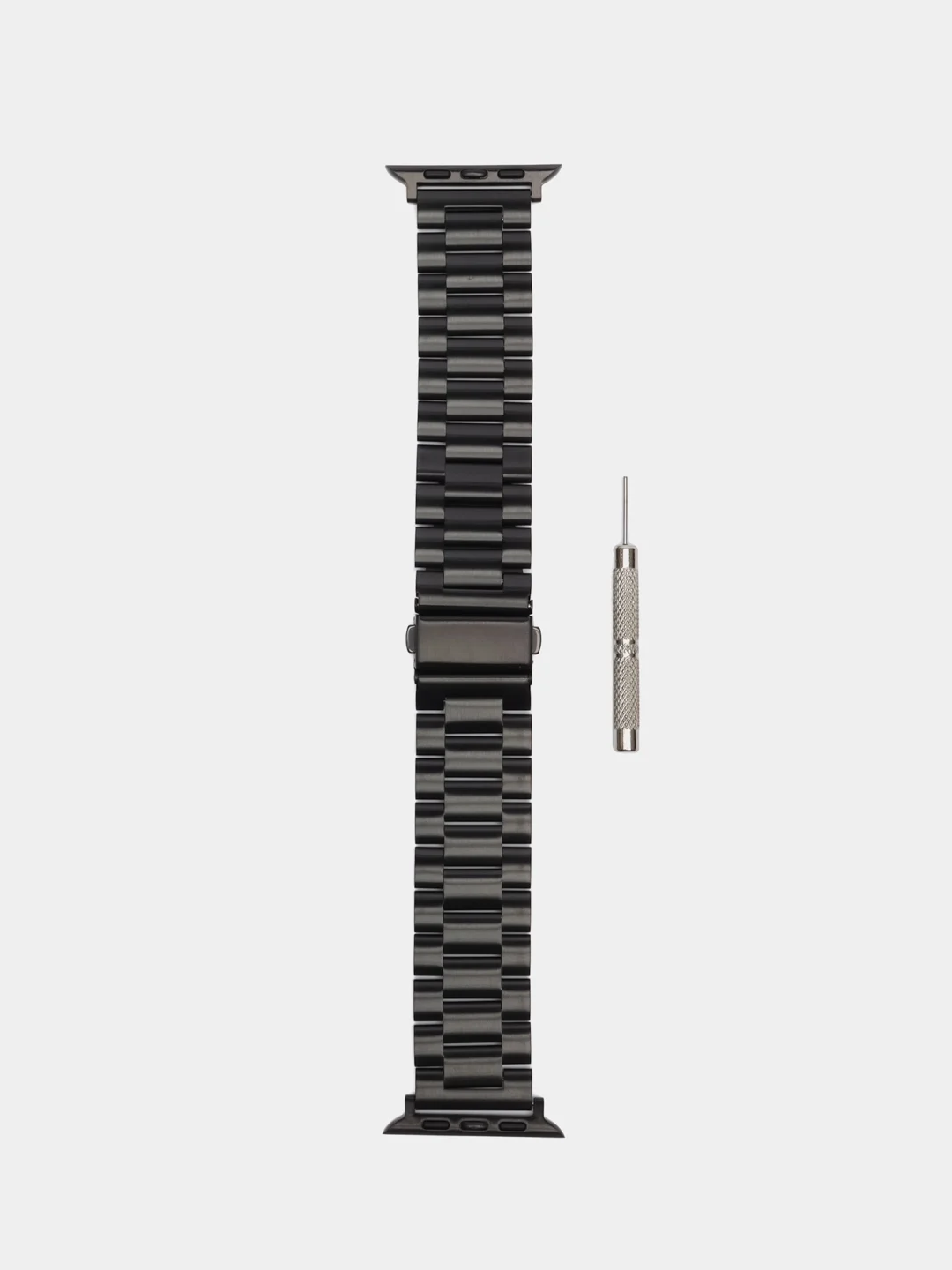 Черный стальной ремешок для смарт-часов Apple Watch, 38-41 мм, 42-49 мм