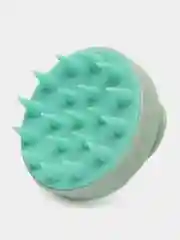 Зеленый массажная щетка для мытья головы силиконовая, 4 цвета