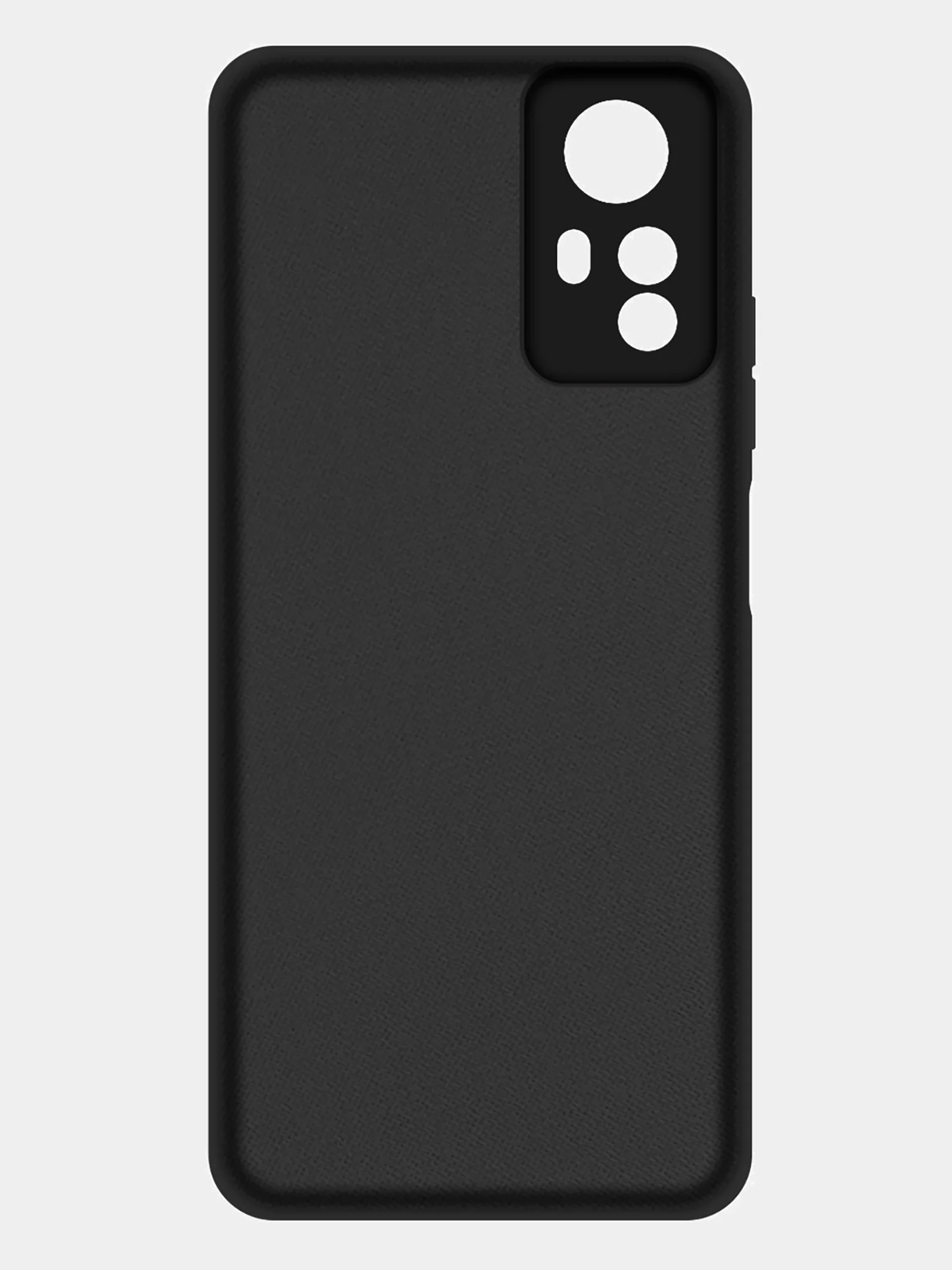 Чехол-накладка Krutoff Silicone Case для Xiaomi Redmi Note 12S черный