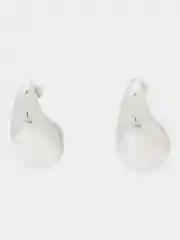 Серебряный серьги Капли дутые