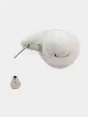 Серебряный серьги Капли дутые
