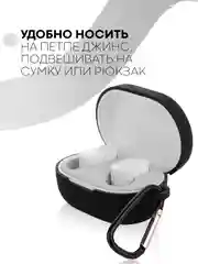 Черный чехол для наушников Xiaomi Redmi AirDots 3, 2S, Мi True Wireless Earbuds Basic 2S КАРТОФАН
