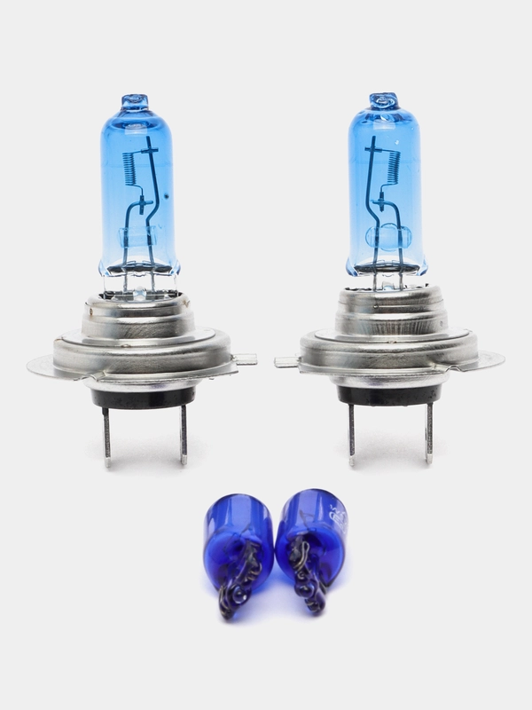 Газонаполненные лампы AVS SPECTRAS Xenon 5000K, H7, 12V, 75W, комплект 2+2 (T-10)