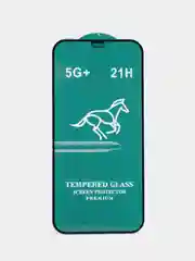 Защитное стекло 2,5D на весь экран 21H для iPhone 12 Pro, 6,1", черная рамка