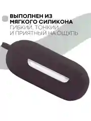 Красный чехол для Samsung Galaxy Buds / Buds+ Plus на наушники силиконовый КАРТОФАН тонкий матовый