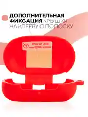 Красный чехол для Samsung Galaxy Buds / Buds+ Plus на наушники силиконовый КАРТОФАН тонкий матовый