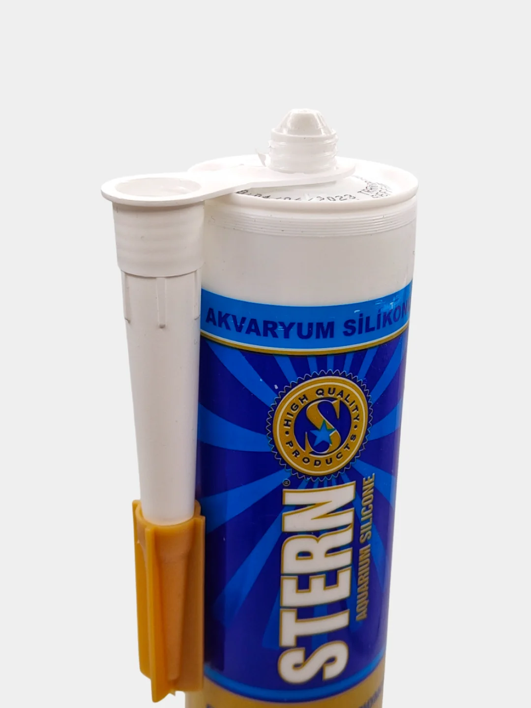 Герметик силиконовый для аквариумов, прозрачный, картридж 280ml STERN Турция